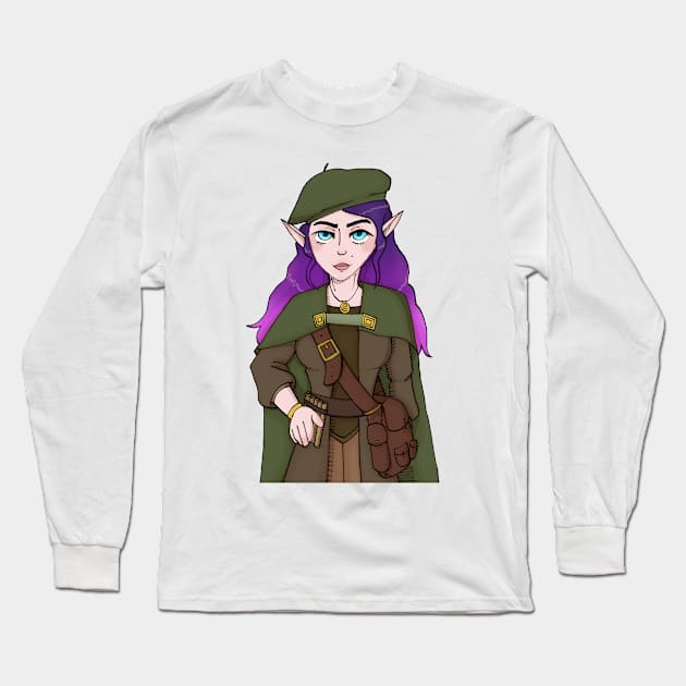 Tam Borine Long Sleeve T-Shirt by KYFriedDice